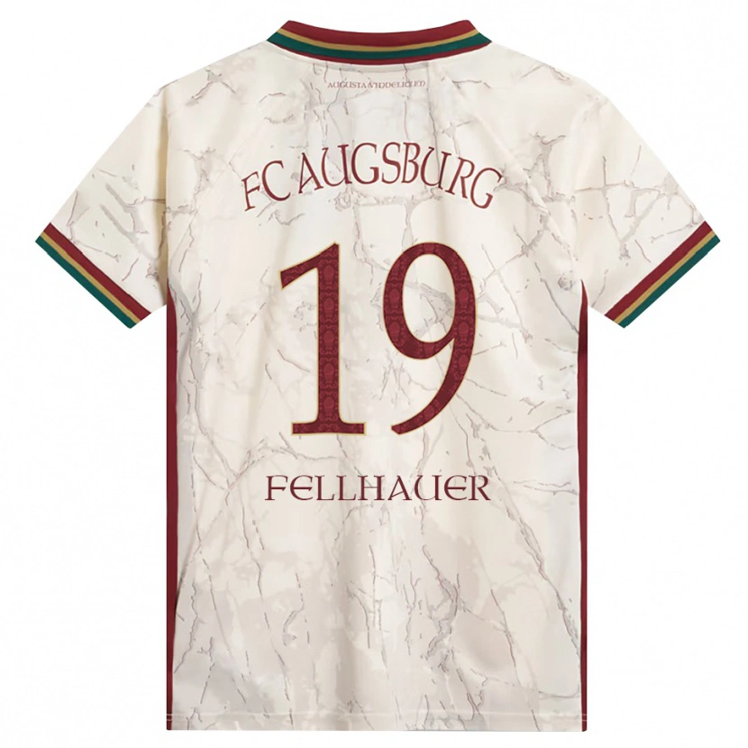 Danxen Mulher Camisola Robin Fellhauer #19 Verde Arroz Branco Bordô Principal 2026/27 Camisa Brasil