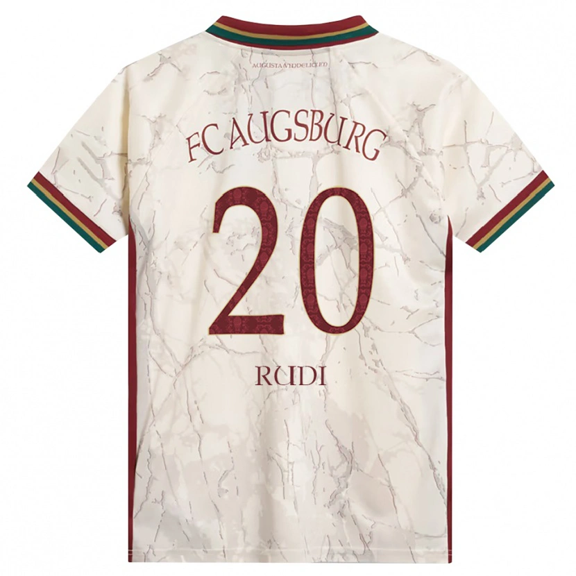 Danxen Mulher Camisola Rafael Rudi #20 Verde Arroz Branco Bordô Principal 2026/27 Camisa Brasil