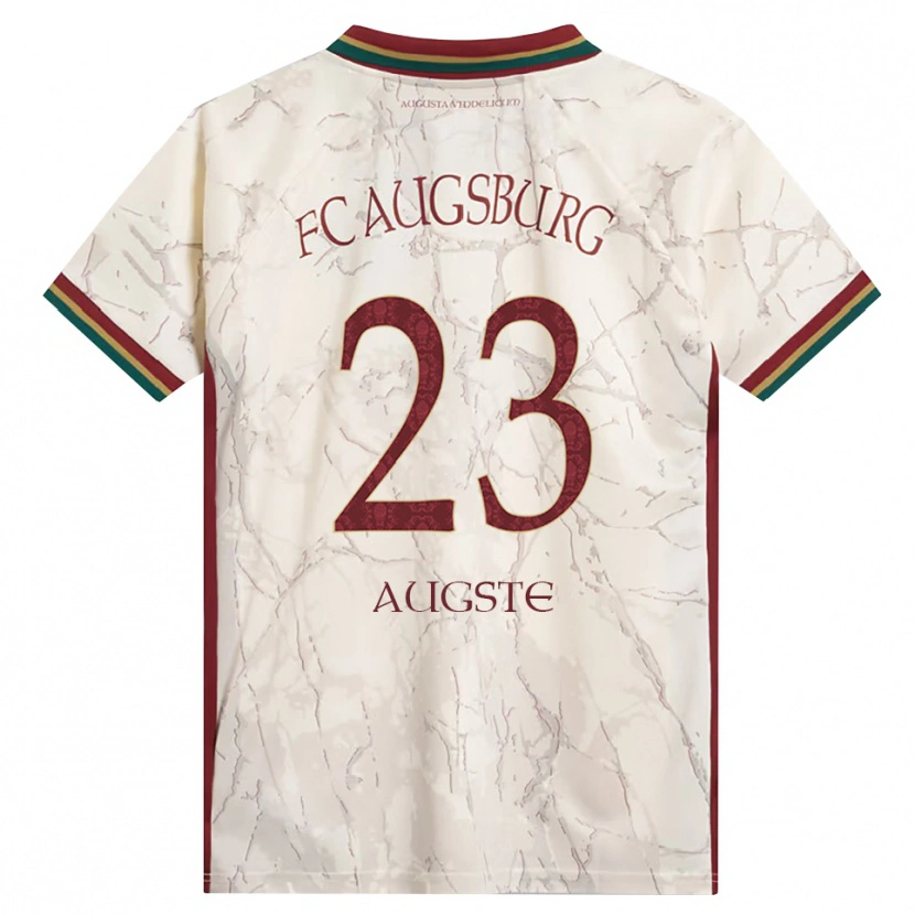 Danxen Mulher Camisola Julian Augste #23 Verde Arroz Branco Bordô Principal 2026/27 Camisa Brasil