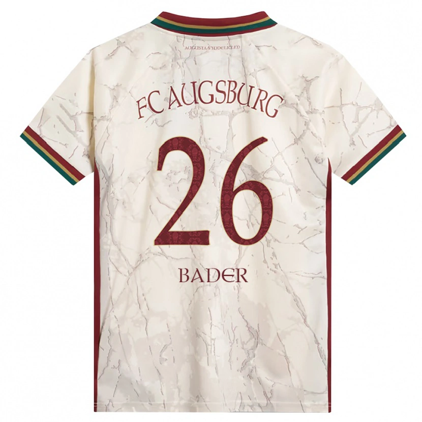 Danxen Mulher Camisola Tom Bader #26 Verde Arroz Branco Bordô Principal 2026/27 Camisa Brasil