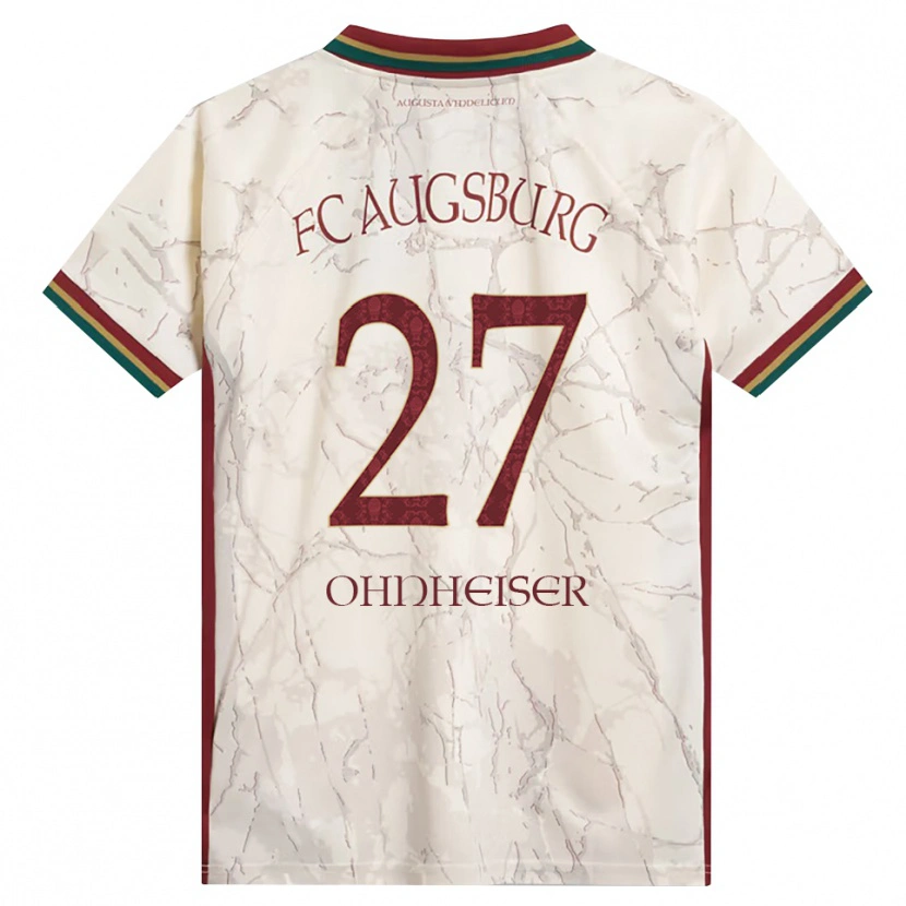 Danxen Mulher Camisola Nico Ohnheiser #27 Verde Arroz Branco Bordô Principal 2026/27 Camisa Brasil