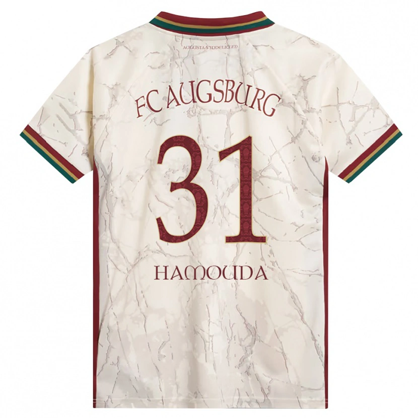 Danxen Mulher Camisola Hania Hamouda #31 Verde Arroz Branco Bordô Principal 2026/27 Camisa Brasil