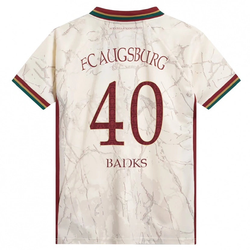 Danxen Mulher Camisola Noahkai Banks #40 Verde Arroz Branco Bordô Principal 2026/27 Camisa Brasil