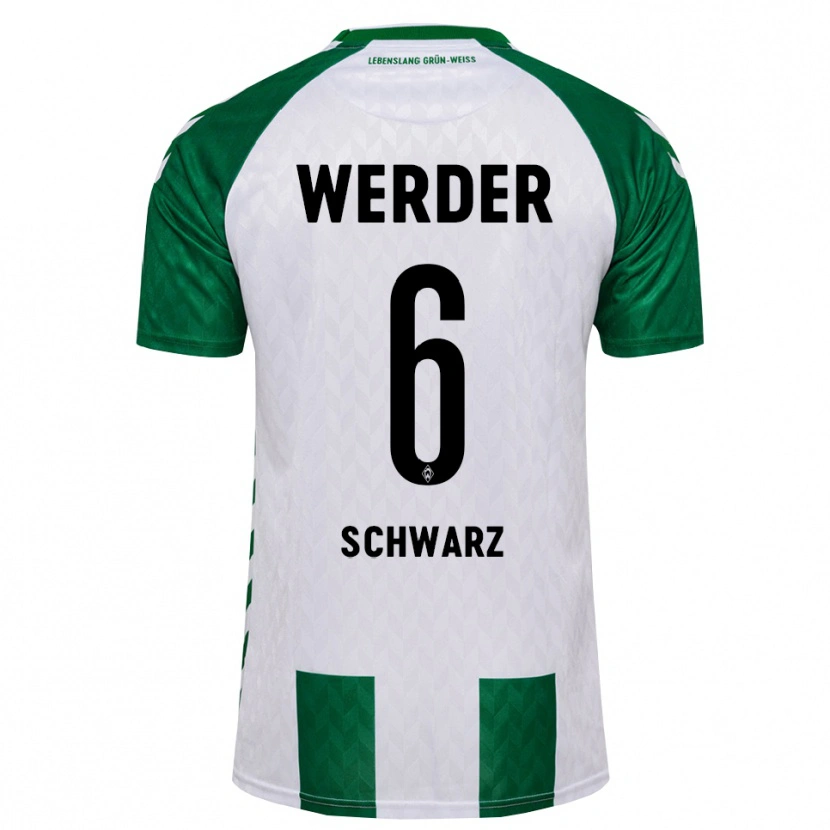 Danxen Mulher Camisola Ricardo-Felipe Schwarz #6 Verde Branco Principal 2026/27 Camisa Brasil