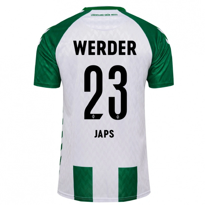 Danxen Mulher Camisola Adrian Japs #23 Verde Branco Principal 2026/27 Camisa Brasil