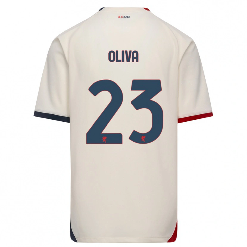 Danxen Mulher Camisola Eleonora Oliva #23 Branco Off-Red Alternativa 2026/27 Camisa Brasil