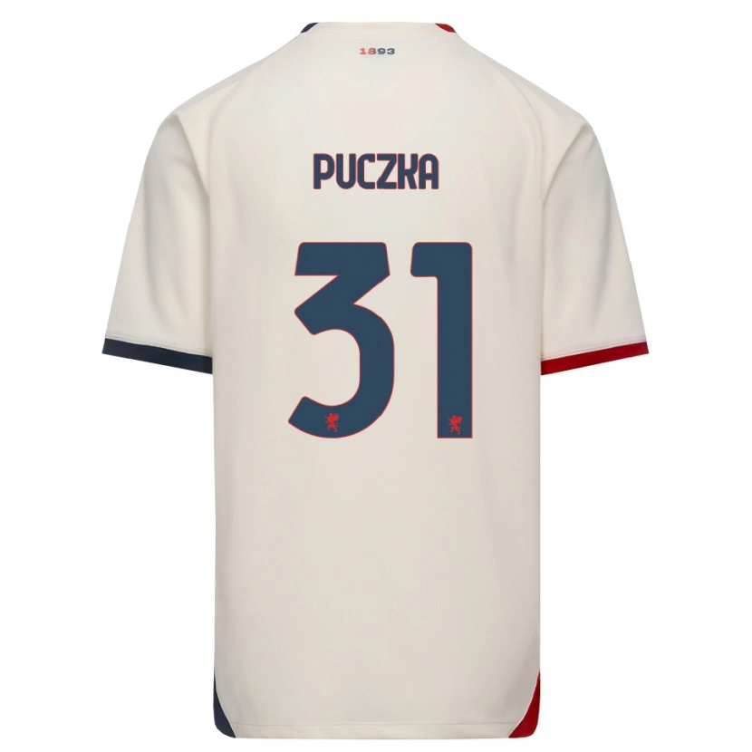 Danxen Mulher Camisola David Puczka #31 Branco Off-Red Alternativa 2026/27 Camisa Brasil