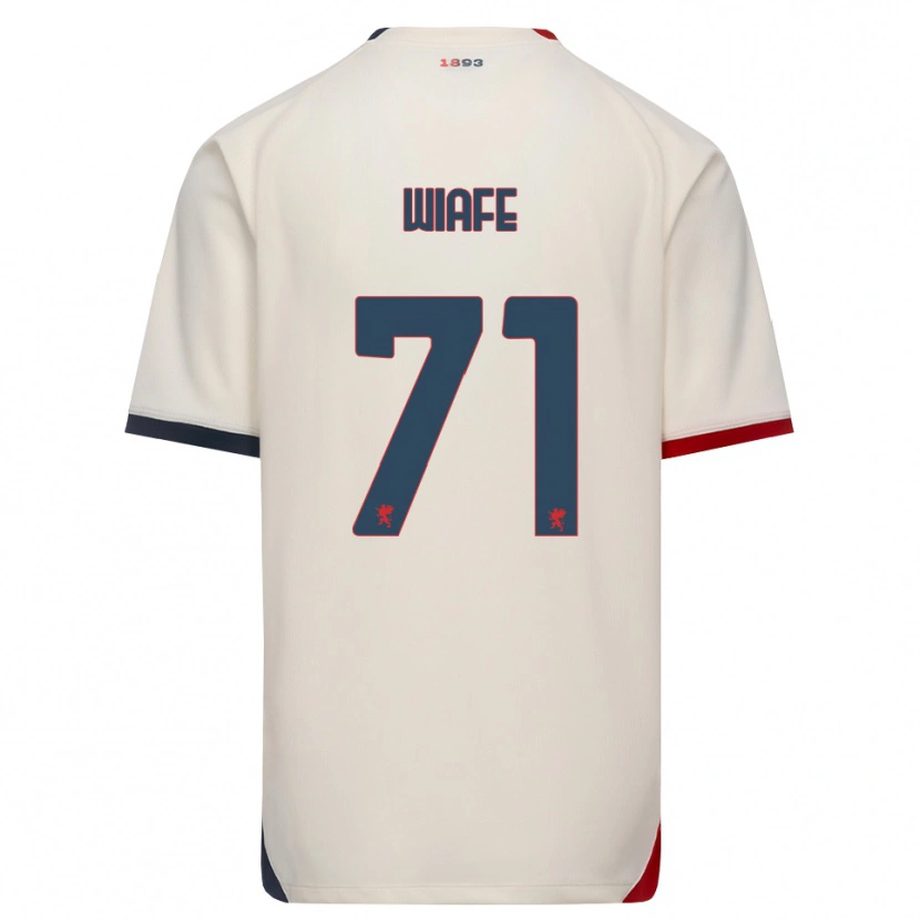 Danxen Mulher Camisola Samuel Wiafe #71 Branco Off-Red Alternativa 2026/27 Camisa Brasil