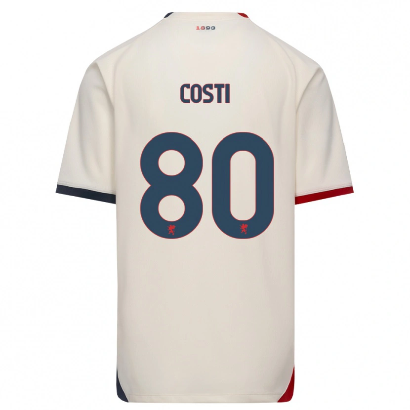 Danxen Mulher Camisola Fabiana Costi #80 Branco Off-Red Alternativa 2026/27 Camisa Brasil