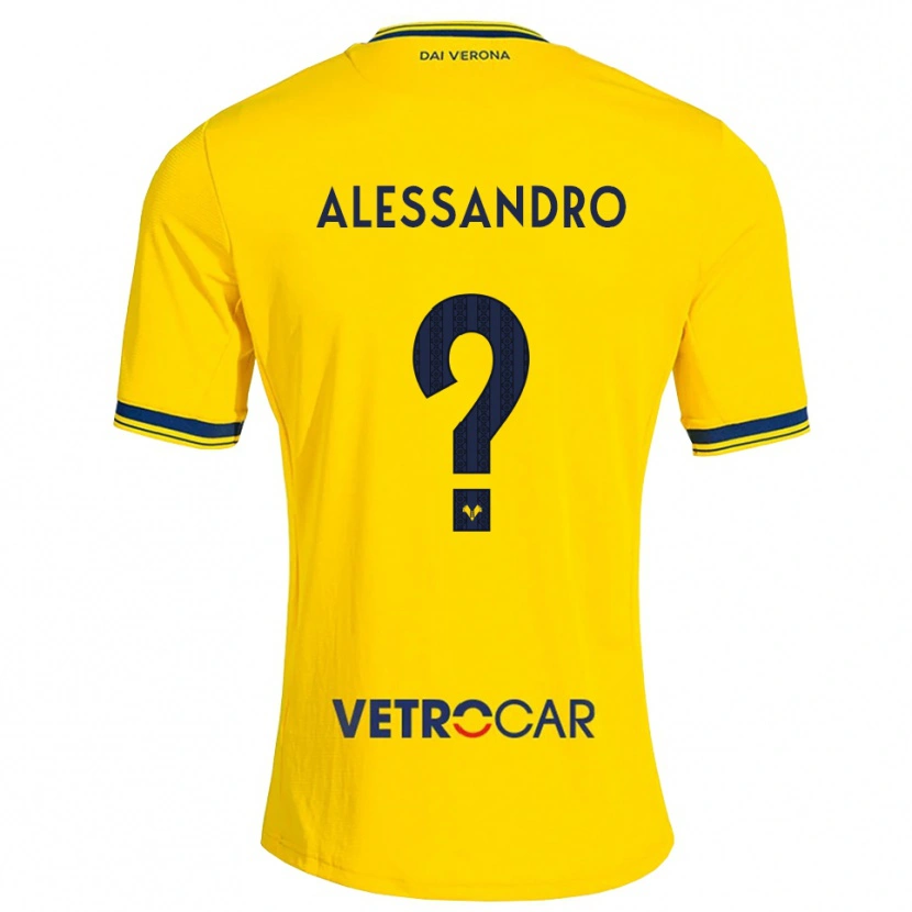 Danxen Mulher Camisola Alessandro Mariani #0 Amarelo Vermelho Alternativa 2026/27 Camisa Brasil