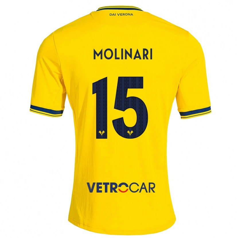 Danxen Mulher Camisola Gabriele Molinari #15 Amarelo Vermelho Alternativa 2026/27 Camisa Brasil