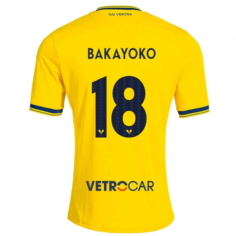 Danxen Mulher Camisola Dramane Bayoko #18 Amarelo Vermelho Alternativa 2026/27 Camisa Brasil