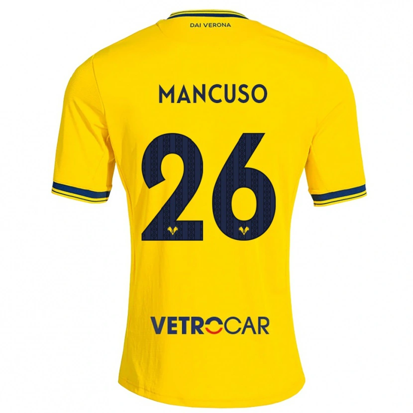 Danxen Mulher Camisola Giulia Mancuso #26 Amarelo Vermelho Alternativa 2026/27 Camisa Brasil