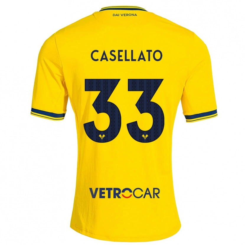 Danxen Mulher Camisola Elisa Casellato #33 Amarelo Vermelho Alternativa 2026/27 Camisa Brasil