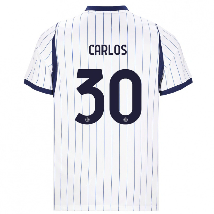 Danxen Mulher Camisola Carlos Augusto #30 Branco Azul Marinho Alternativa 2026/27 Camisa Brasil