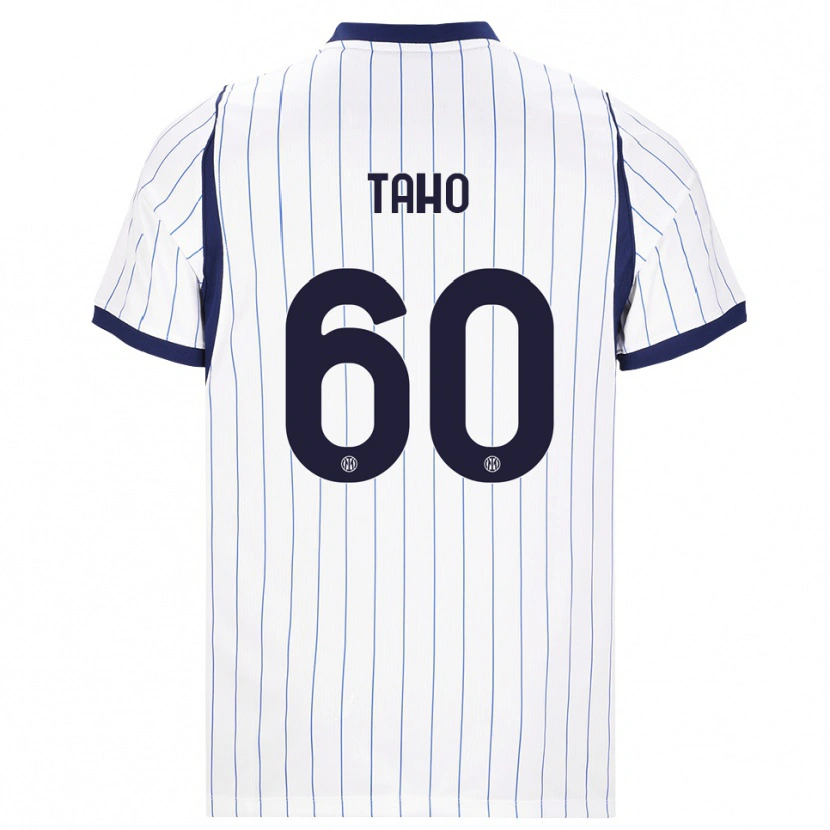 Danxen Mulher Camisola Alain Taho #60 Branco Azul Marinho Alternativa 2026/27 Camisa Brasil