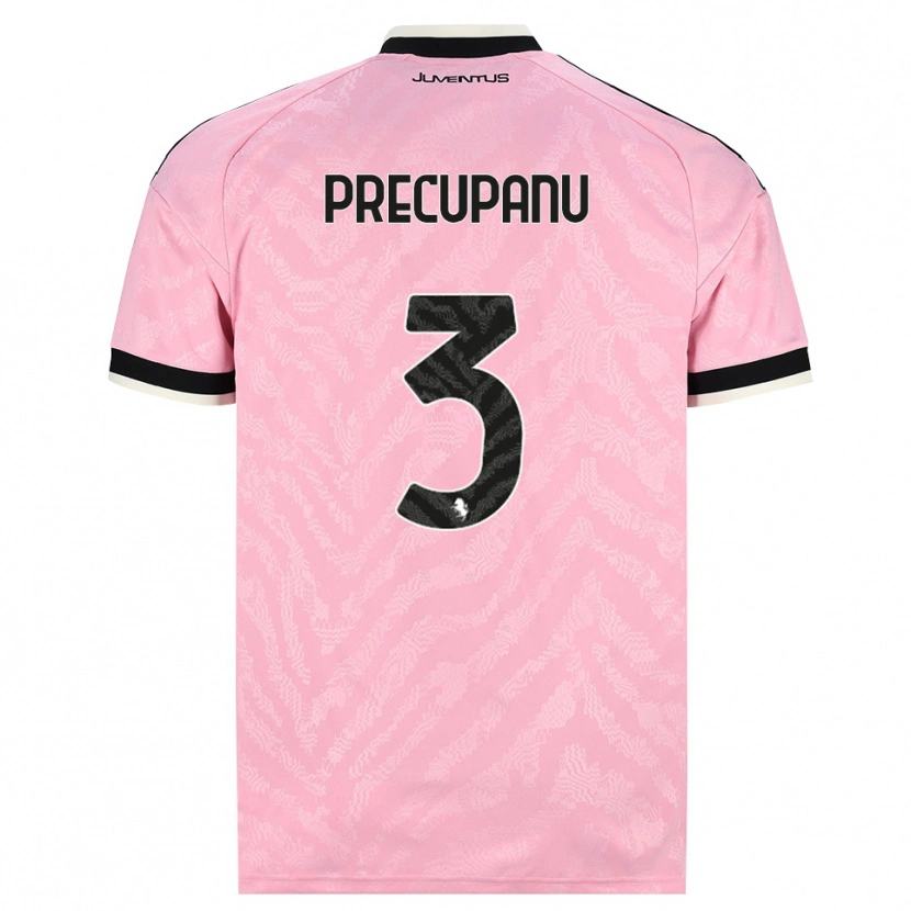 Danxen Mulher Camisola Stefano Precupanu #3 Preto Rosa Alternativa 2026/27 Camisa Brasil
