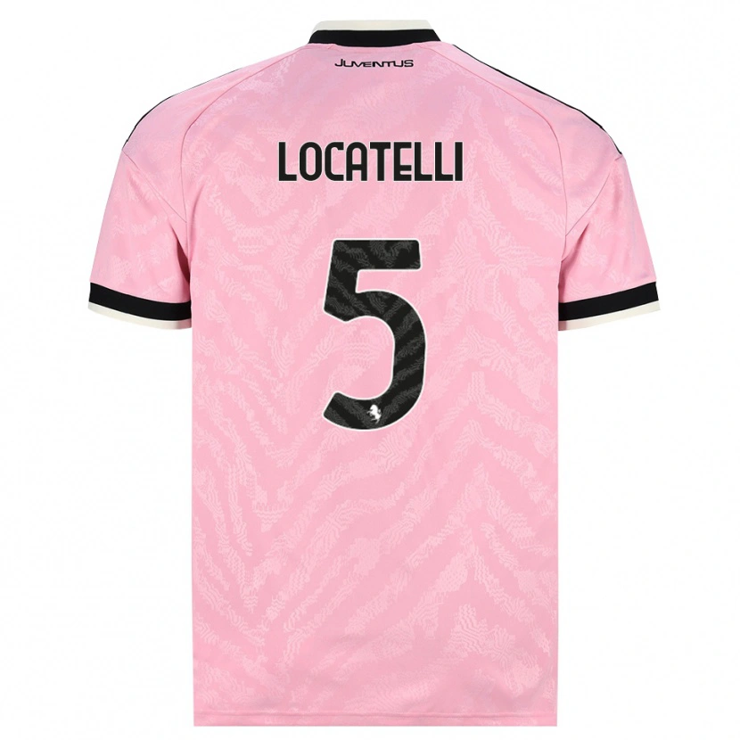 Danxen Mulher Camisola Manuel Locatelli #5 Preto Rosa Alternativa 2026/27 Camisa Brasil