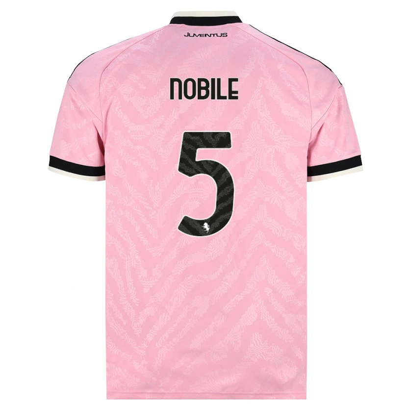 Danxen Mulher Camisola Riccardo Nobile #5 Preto Rosa Alternativa 2026/27 Camisa Brasil