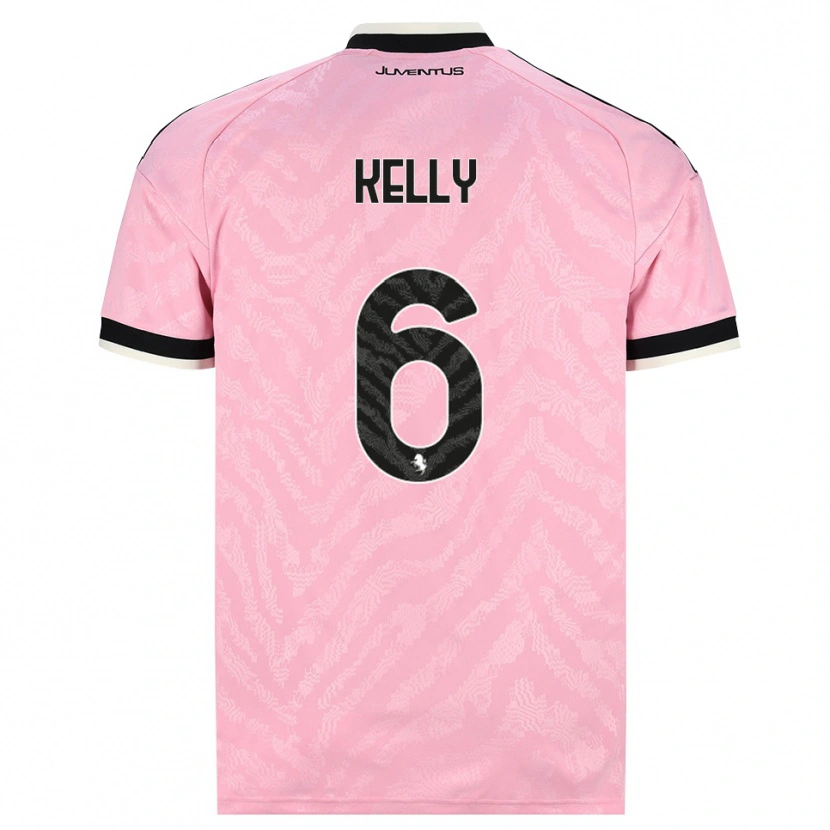 Danxen Mulher Camisola Lloyd Kelly #6 Preto Rosa Alternativa 2026/27 Camisa Brasil