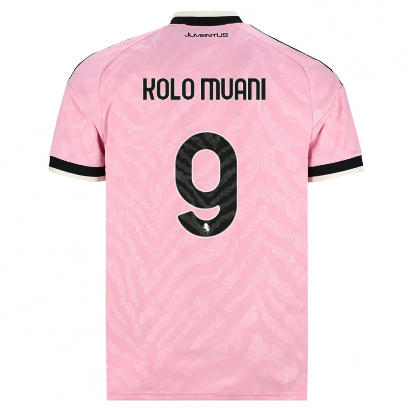 Danxen Mulher Camisola Randal Kolo Muani #9 Preto Rosa Alternativa 2026/27 Camisa Brasil