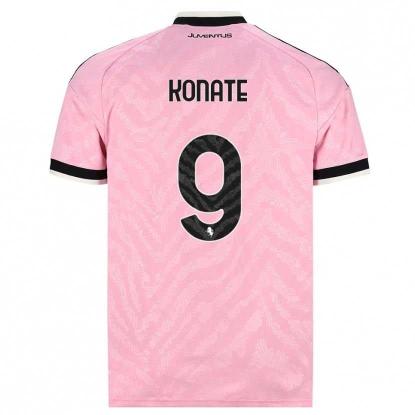 Danxen Mulher Camisola Ismaël Konaté #9 Preto Rosa Alternativa 2026/27 Camisa Brasil