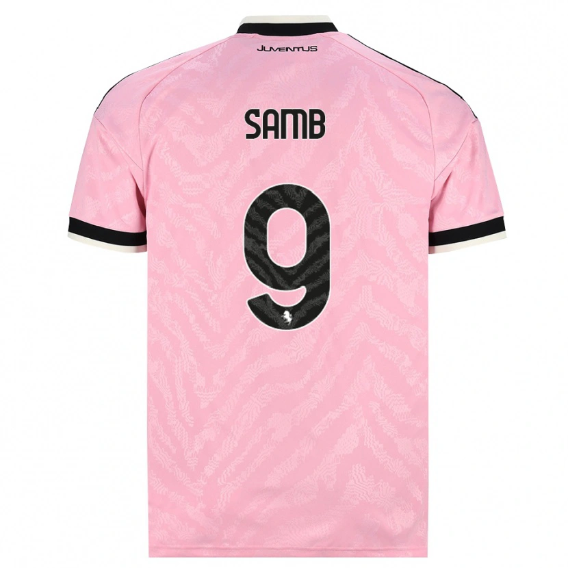 Danxen Mulher Camisola Demba Samb #9 Preto Rosa Alternativa 2026/27 Camisa Brasil