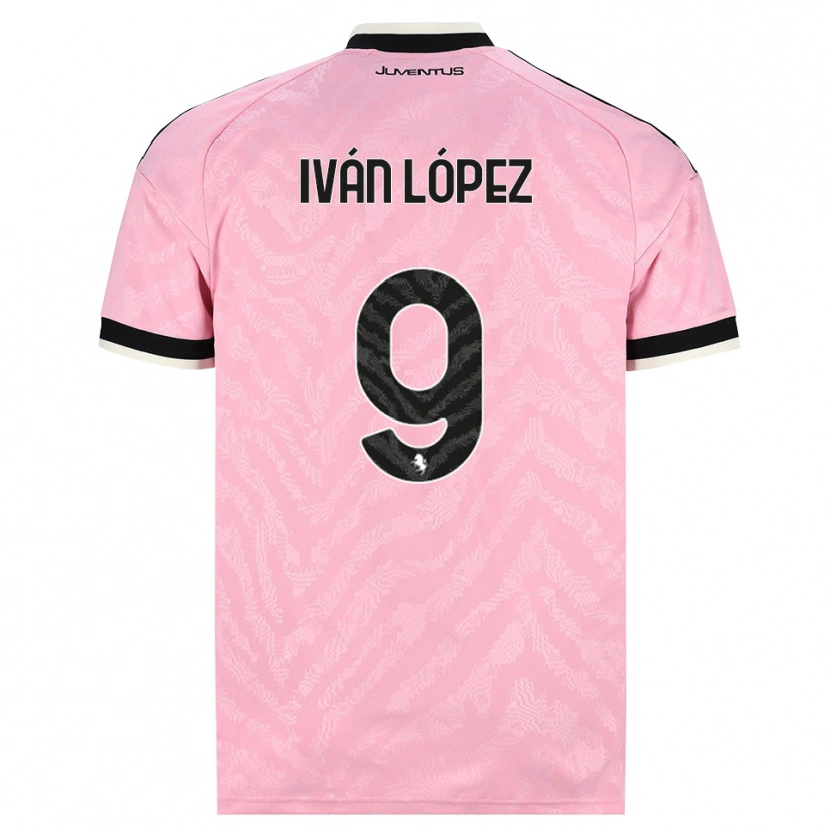 Danxen Mulher Camisola Iván López #9 Preto Rosa Alternativa 2026/27 Camisa Brasil