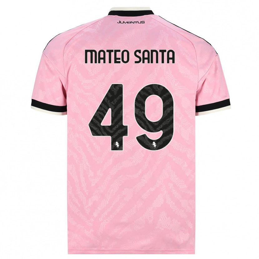 Danxen Mulher Camisola Mateo Santa Maria #49 Preto Rosa Alternativa 2026/27 Camisa Brasil