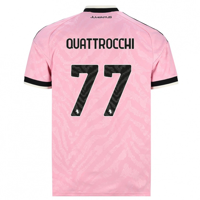 Danxen Mulher Camisola Juan Ignacio Quattrocchi #77 Preto Rosa Alternativa 2026/27 Camisa Brasil