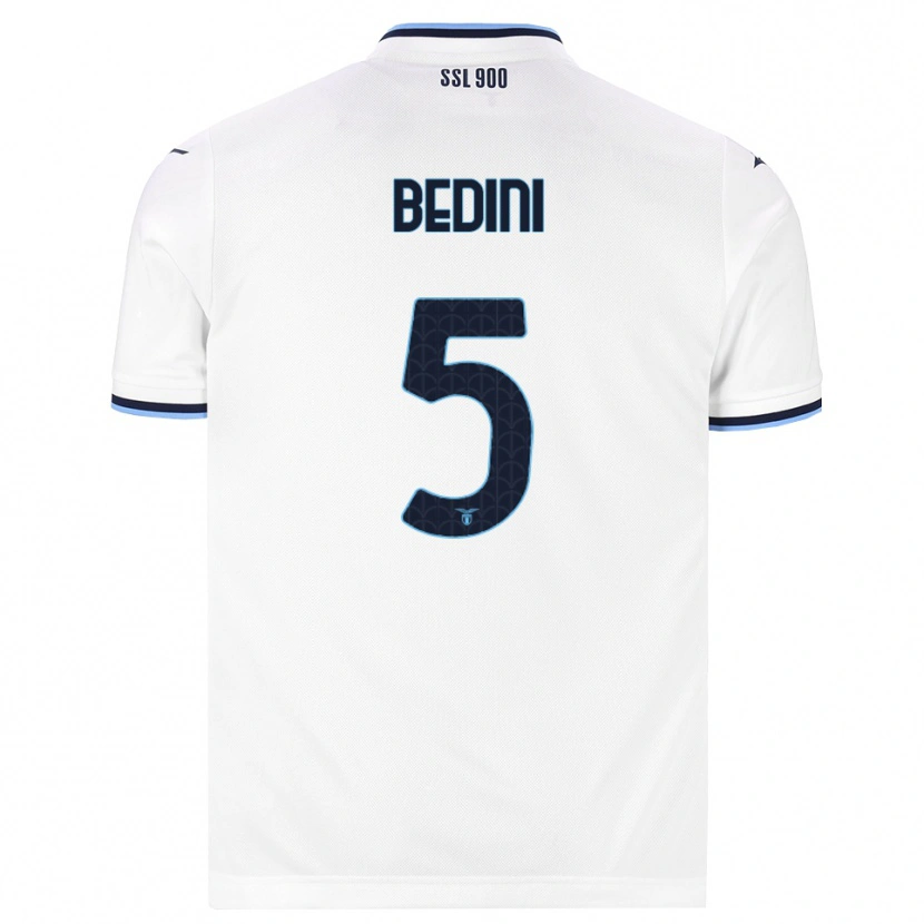 Danxen Mulher Camisola Filippo Bedini #5 Branco Azul Marinho Alternativa 2026/27 Camisa Brasil
