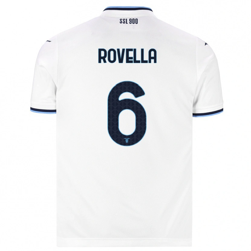 Danxen Mulher Camisola Nicolò Rovella #6 Branco Azul Marinho Alternativa 2026/27 Camisa Brasil