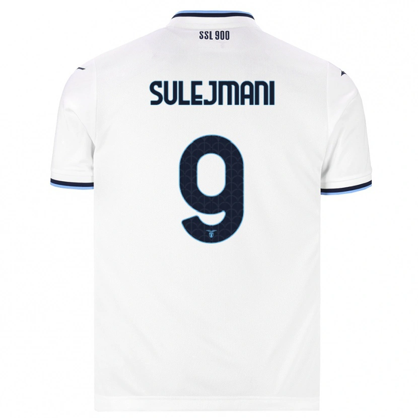 Danxen Mulher Camisola Flavio Sulejmani #9 Branco Azul Marinho Alternativa 2026/27 Camisa Brasil