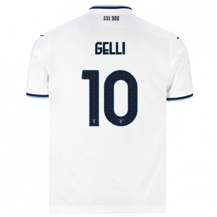 Danxen Mulher Camisola Valerio Gelli #10 Branco Azul Marinho Alternativa 2026/27 Camisa Brasil