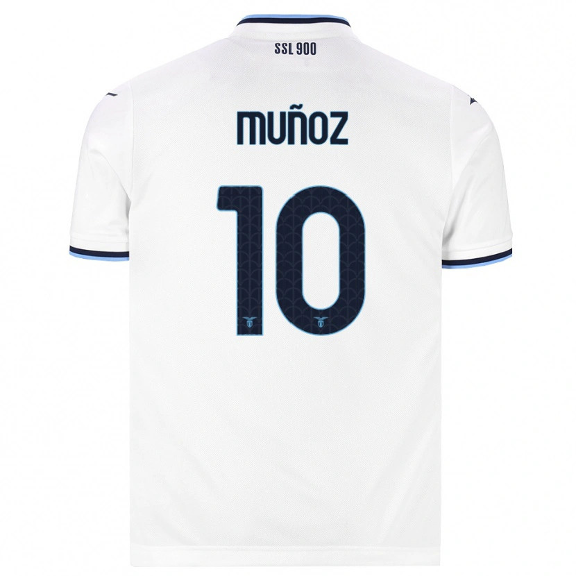 Danxen Mulher Camisola Cristo Muñoz #10 Branco Azul Marinho Alternativa 2026/27 Camisa Brasil