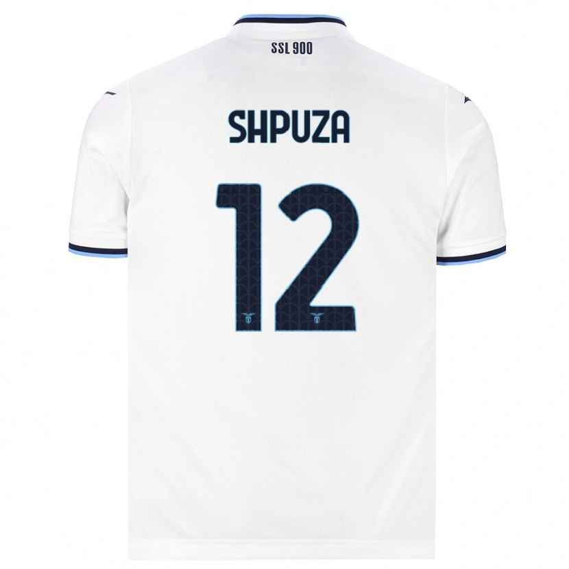 Danxen Mulher Camisola Kleo Shpuza #12 Branco Azul Marinho Alternativa 2026/27 Camisa Brasil
