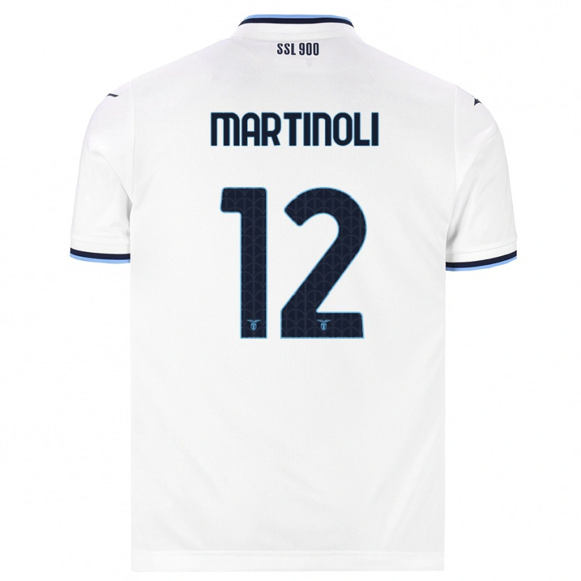 Danxen Mulher Camisola Elettra Martinoli #12 Branco Azul Marinho Alternativa 2026/27 Camisa Brasil