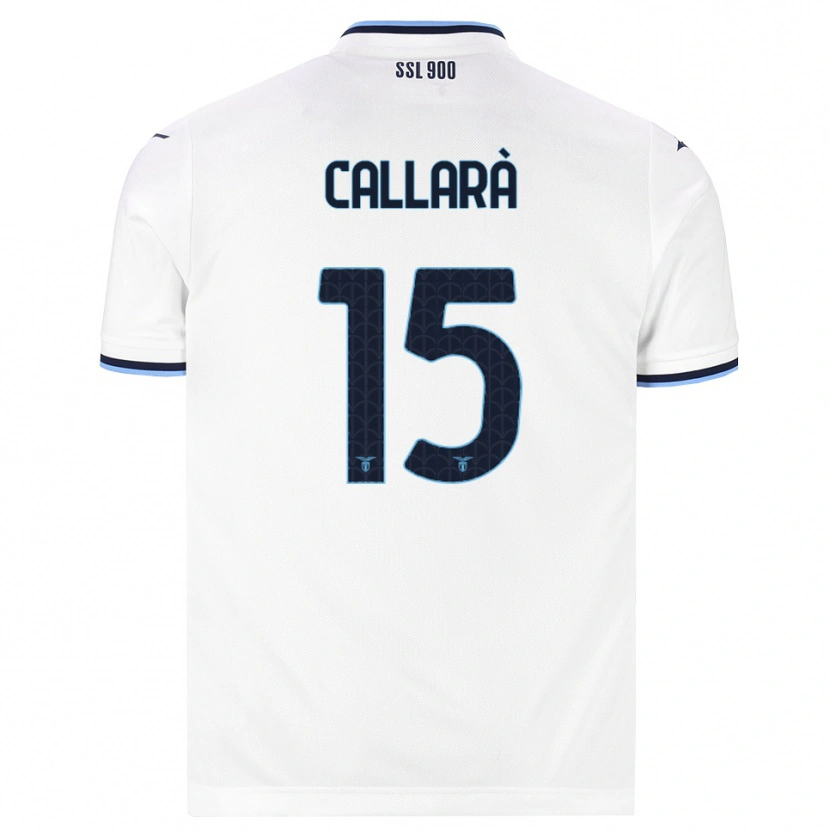 Danxen Mulher Camisola Nicholas Callarà #15 Branco Azul Marinho Alternativa 2026/27 Camisa Brasil