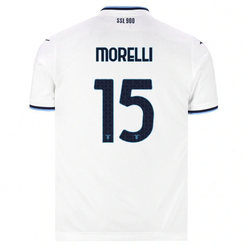 Danxen Mulher Camisola Matteo Morelli #15 Branco Azul Marinho Alternativa 2026/27 Camisa Brasil