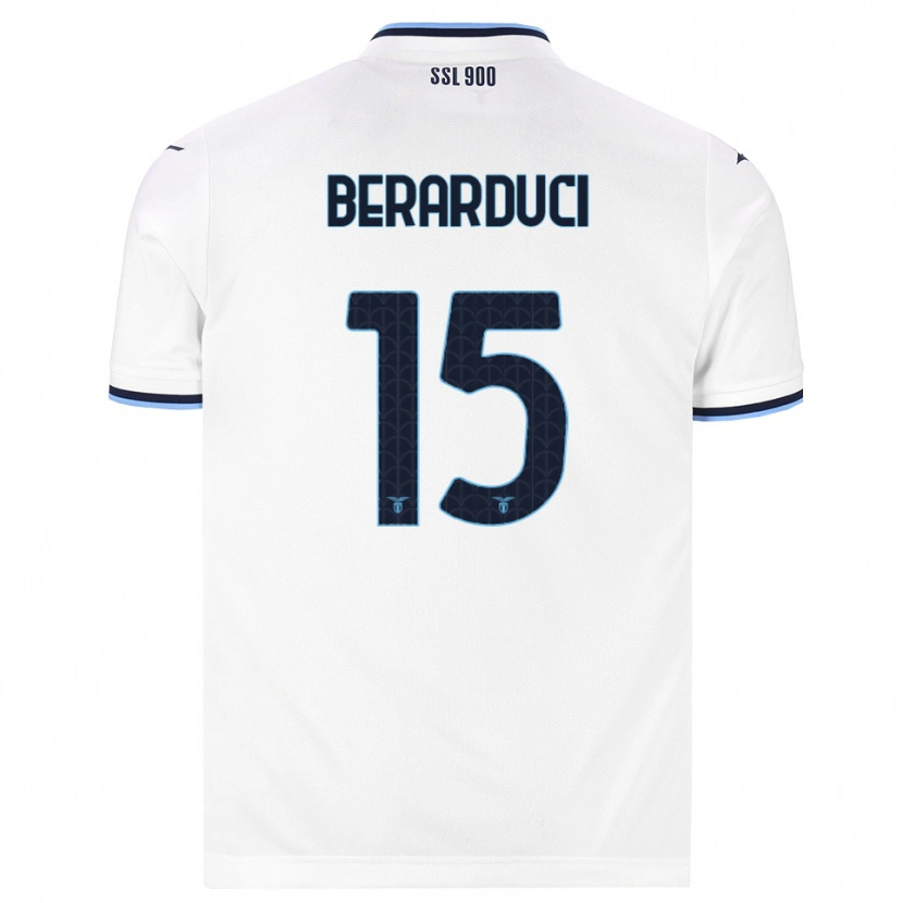 Danxen Mulher Camisola Martina Berarduci #15 Branco Azul Marinho Alternativa 2026/27 Camisa Brasil