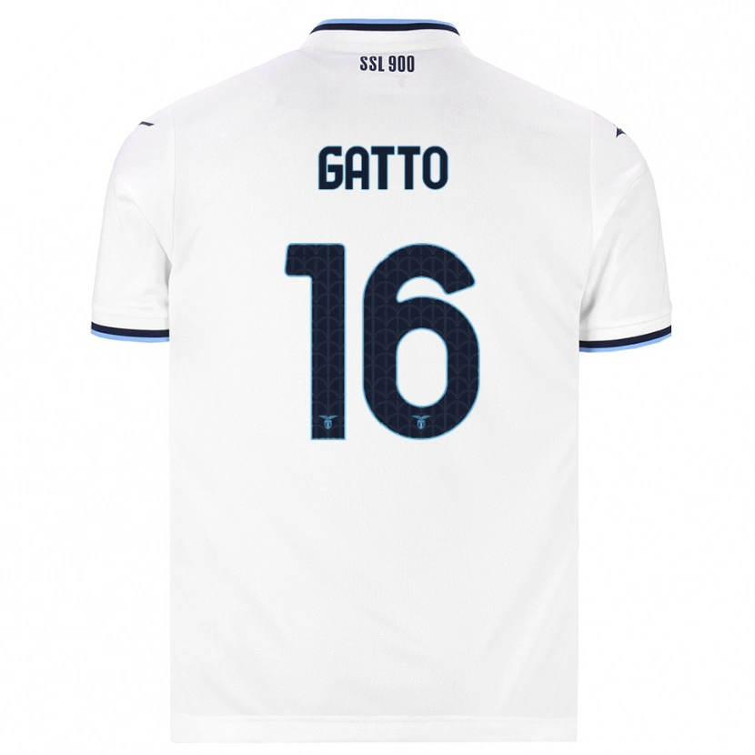 Danxen Mulher Camisola Francesco Gatto #16 Branco Azul Marinho Alternativa 2026/27 Camisa Brasil