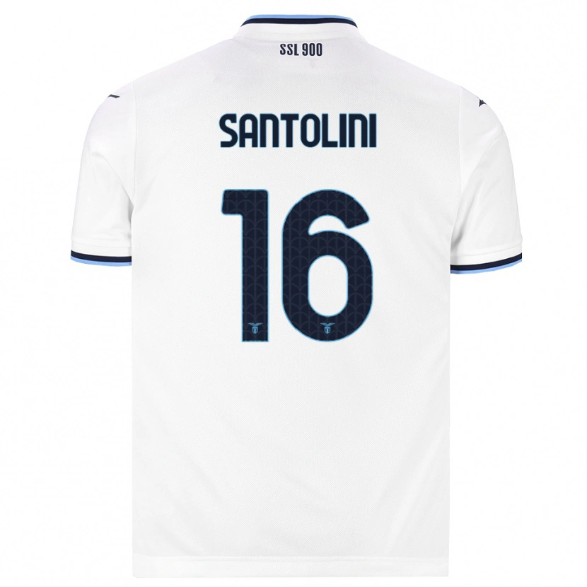 Danxen Mulher Camisola Emanuele Santolini #16 Branco Azul Marinho Alternativa 2026/27 Camisa Brasil