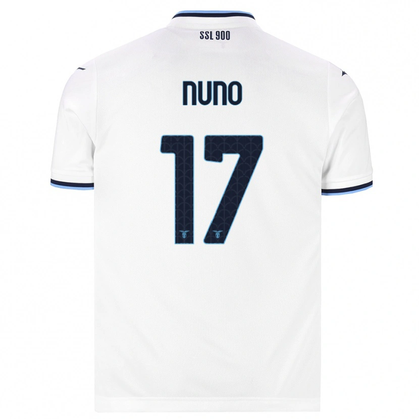 Danxen Mulher Camisola Nuno Tavares #17 Branco Azul Marinho Alternativa 2026/27 Camisa Brasil
