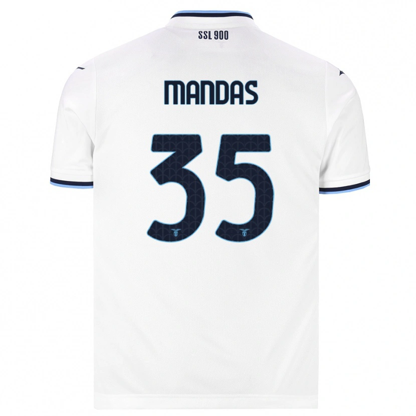 Danxen Mulher Camisola Christos Mandas #35 Branco Azul Marinho Alternativa 2026/27 Camisa Brasil