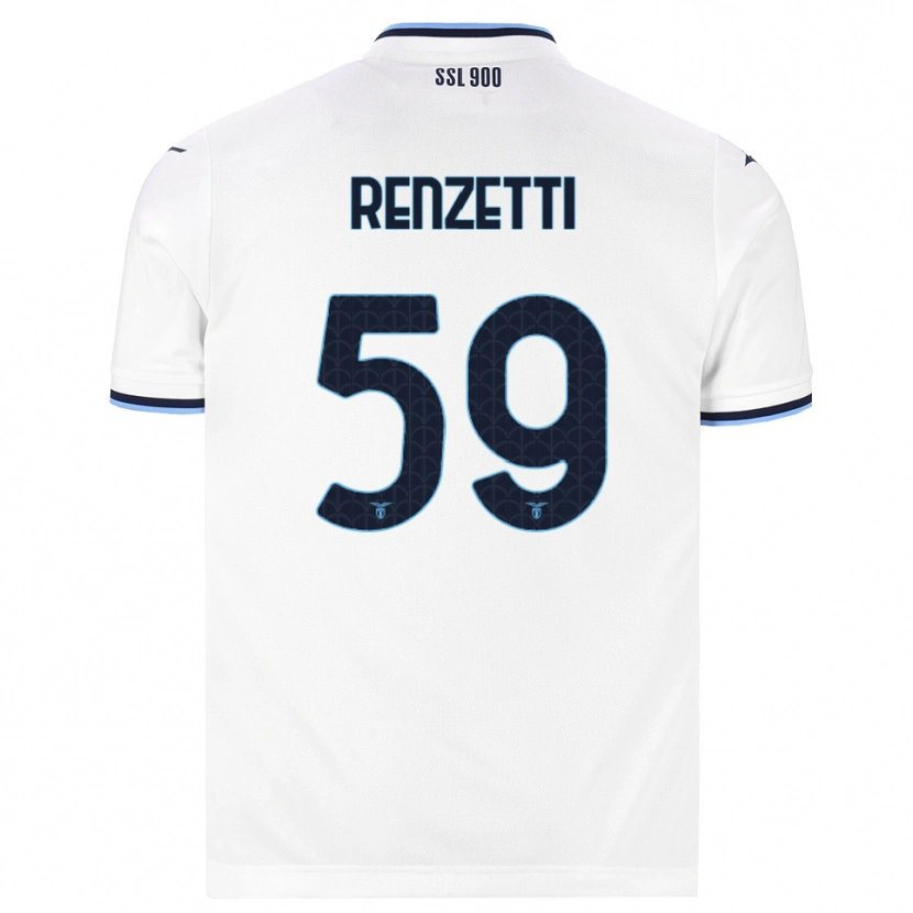 Danxen Mulher Camisola Davide Renzetti #59 Branco Azul Marinho Alternativa 2026/27 Camisa Brasil