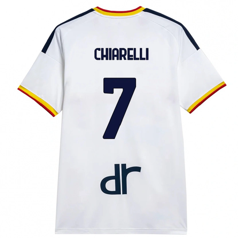 Danxen Mulher Camisola Donato Chiarelli #7 Branco Amarelo Vermelho Alternativa 2026/27 Camisa Brasil