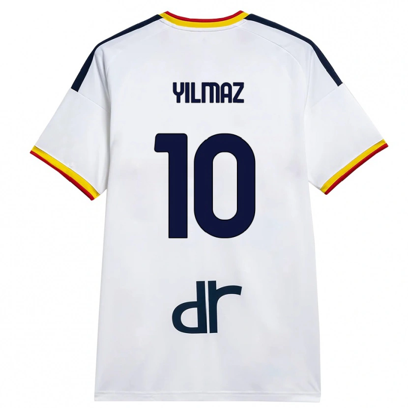 Danxen Mulher Camisola Enes Yilmaz #10 Branco Amarelo Vermelho Alternativa 2026/27 Camisa Brasil