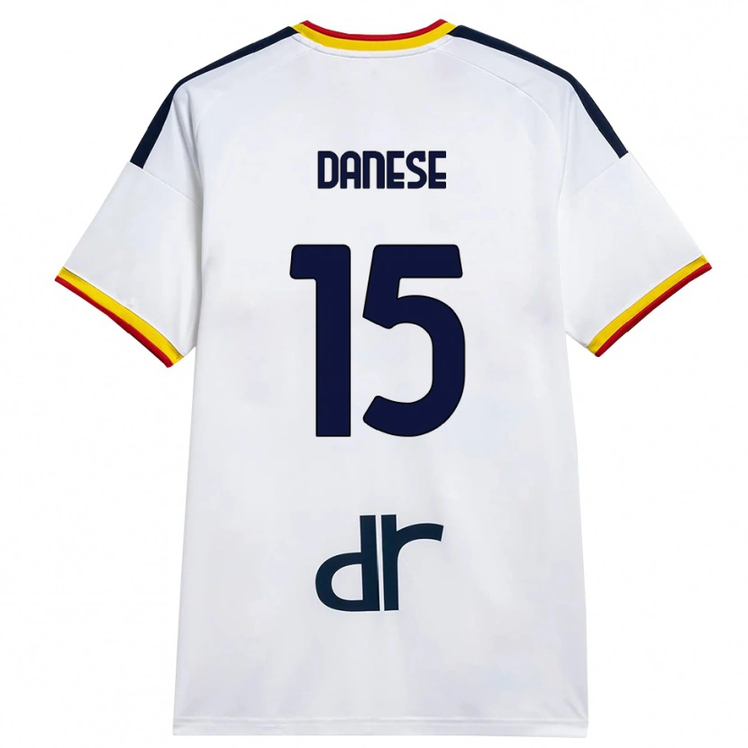 Danxen Mulher Camisola Tommaso Danese #15 Branco Amarelo Vermelho Alternativa 2026/27 Camisa Brasil