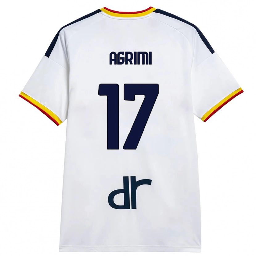 Danxen Mulher Camisola Matteo Agrimi #17 Branco Amarelo Vermelho Alternativa 2026/27 Camisa Brasil