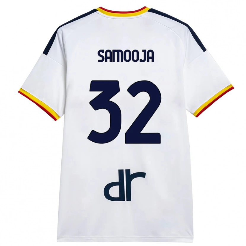 Danxen Mulher Camisola Jasper Samooja #32 Branco Amarelo Vermelho Alternativa 2026/27 Camisa Brasil